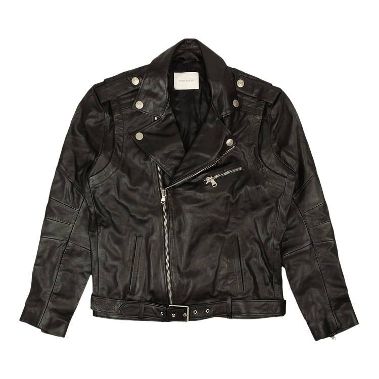 Balmain 905 Leather Jacket "Black"