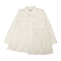 Comme des Garçons Pleated Button Down Shirt "White"