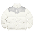 Supreme Glitter Yoke Down Puffer Jacket "White"