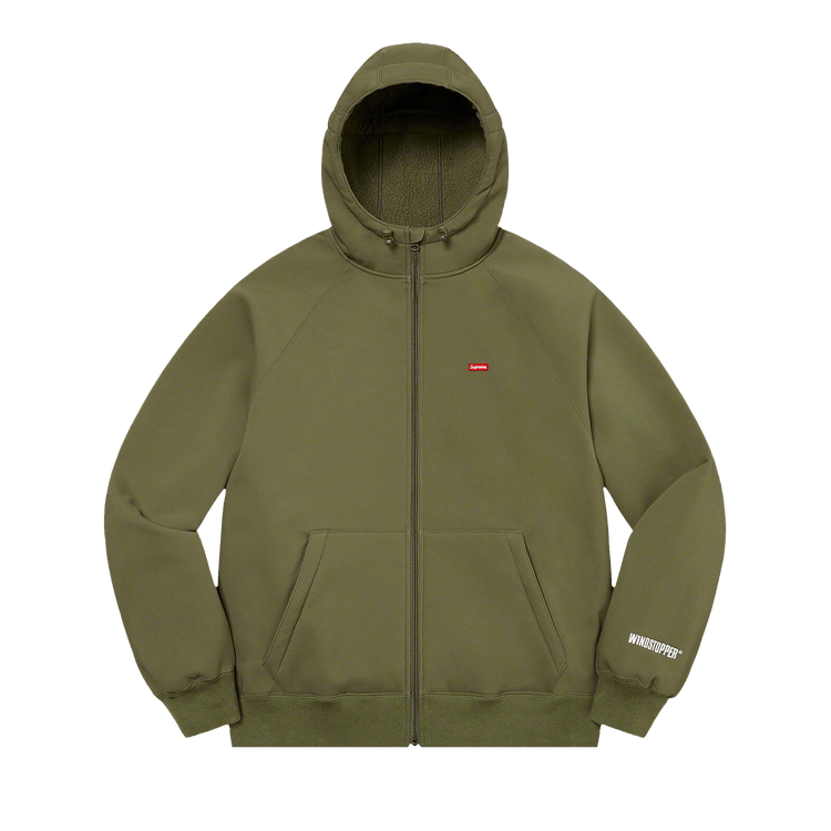 Supreme x WINDSTOPPER Zip Up Hooded Sweatshirt "Dark Olive"