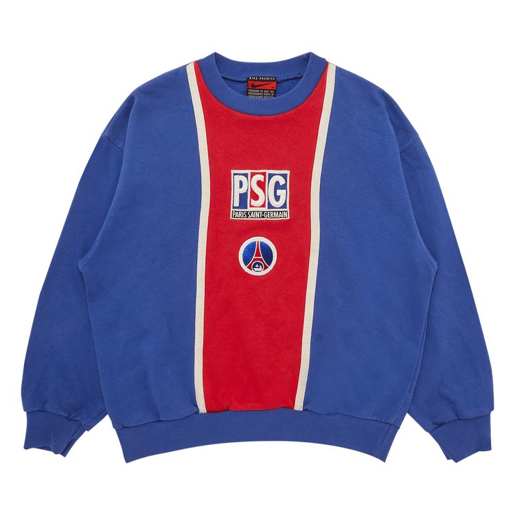 Vintage Nike Paris Saint-Germain Big Logo Crewneck "Blue/Red"