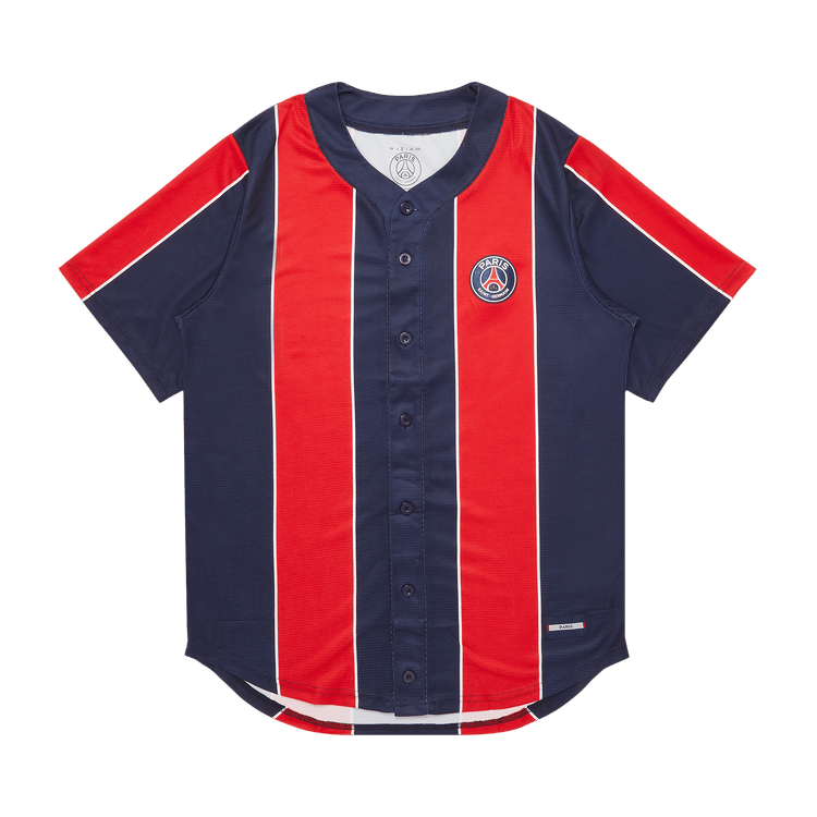 Paris Saint-Germain Core Cool Baseball Jersey "Blue/Red"