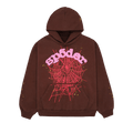 Sp5der Web Hoodie "Brown"
