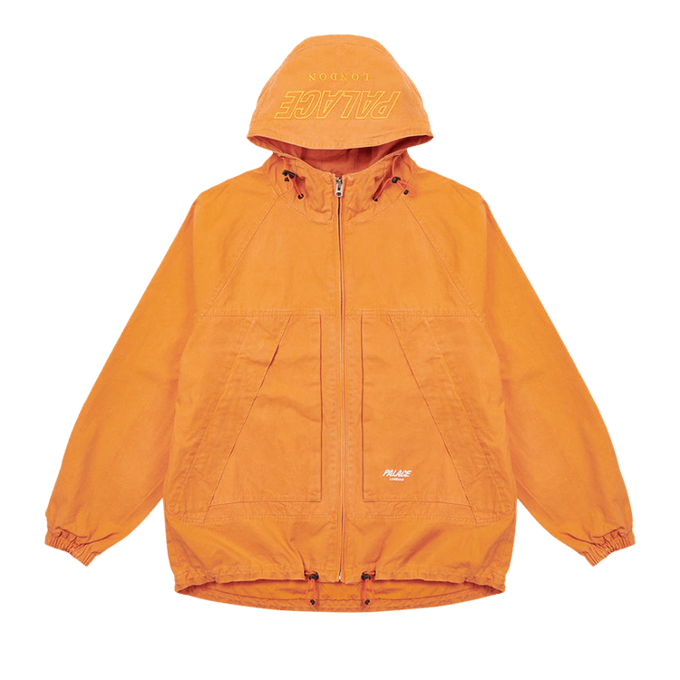 Palace Washed Cotton Hooded Jacket "Orange"