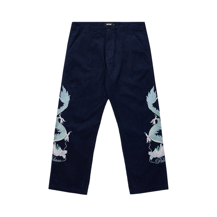 Palace Double Dragon Tour Plain Pant "Navy"