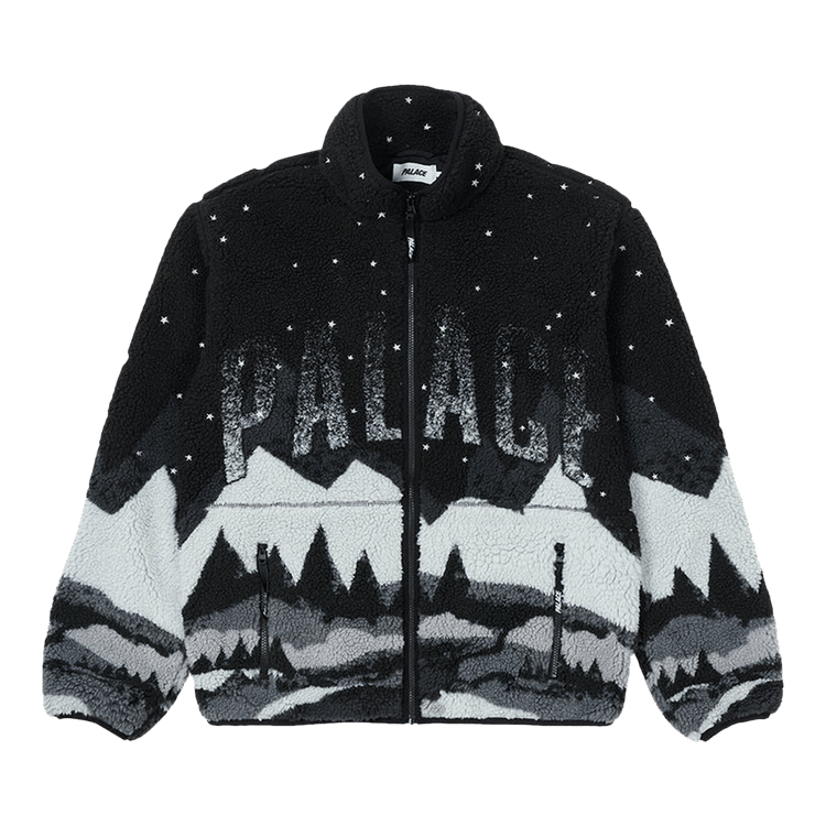 Palace Peak Funnel Fleece "Black"