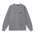 Stussy Basic Pigment Dyed Long-Sleeve Tee "Grey"