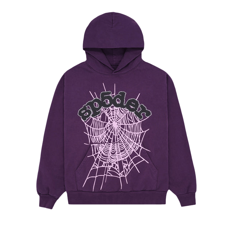 Sp5der Web Hoodie "Grape"