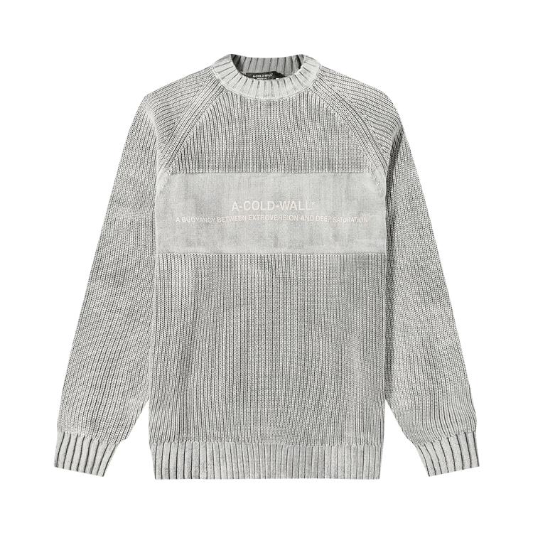 A-Cold-Wall* Dialouge Knit Crewneck "Black"