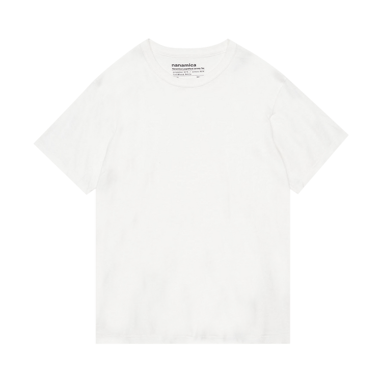 nanamica Loopwheel Coolmax Jersey Tee "White"