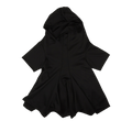 Comme des Garçons Peplum Hooded T-Shirt "Black"