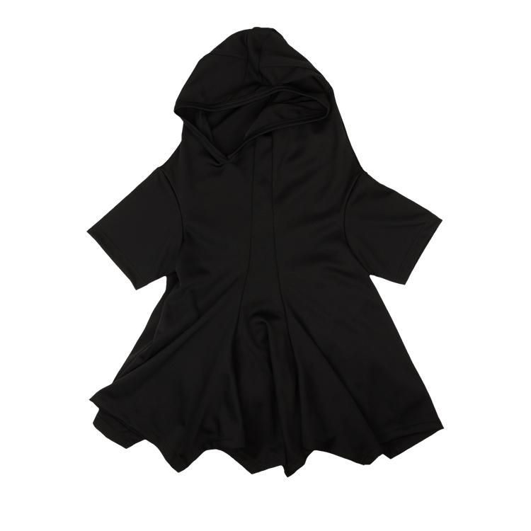 Comme des Garçons Peplum Hooded T-Shirt "Black"