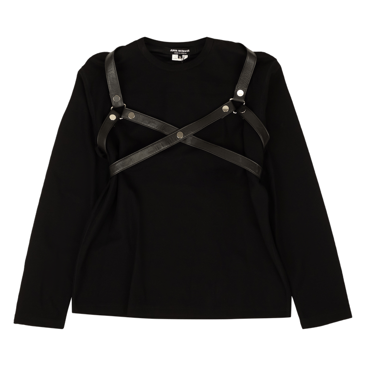Junya Watanabe Strap Detail Long-Sleeve T-Shirt "Black"
