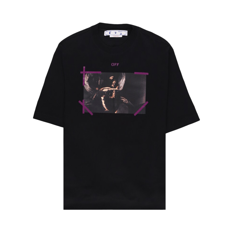 Off-White Arrow Caravaggio Mercy Tee "Black"