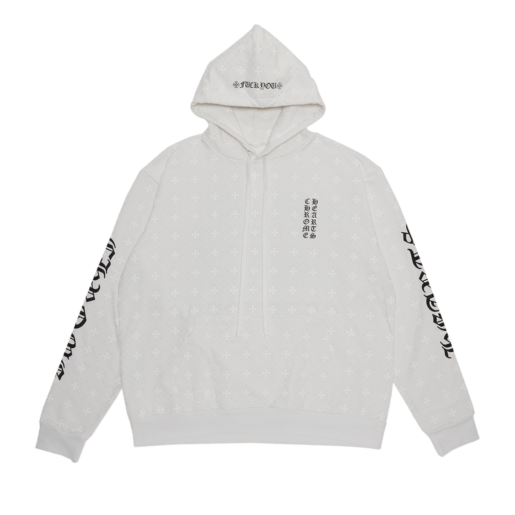 Chrome Hearts Plus Cross Horseshoe Hoodie "White"