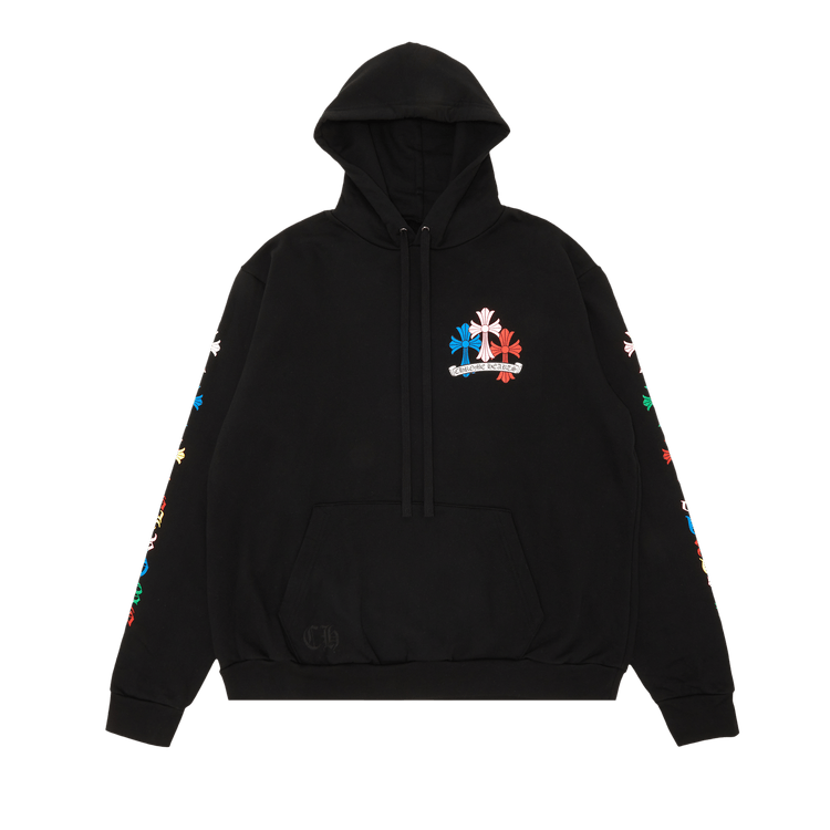 Chrome Hearts Multicolor Cross Hoodie "Black"