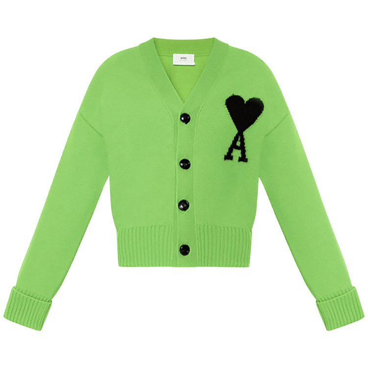 Ami De Coeur Cardigan "Neon Vert/Noir"