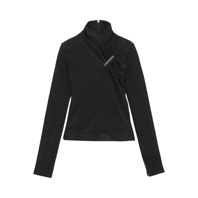 1017 ALYX 9SM Long-Sleeve Ruched Top "Black"