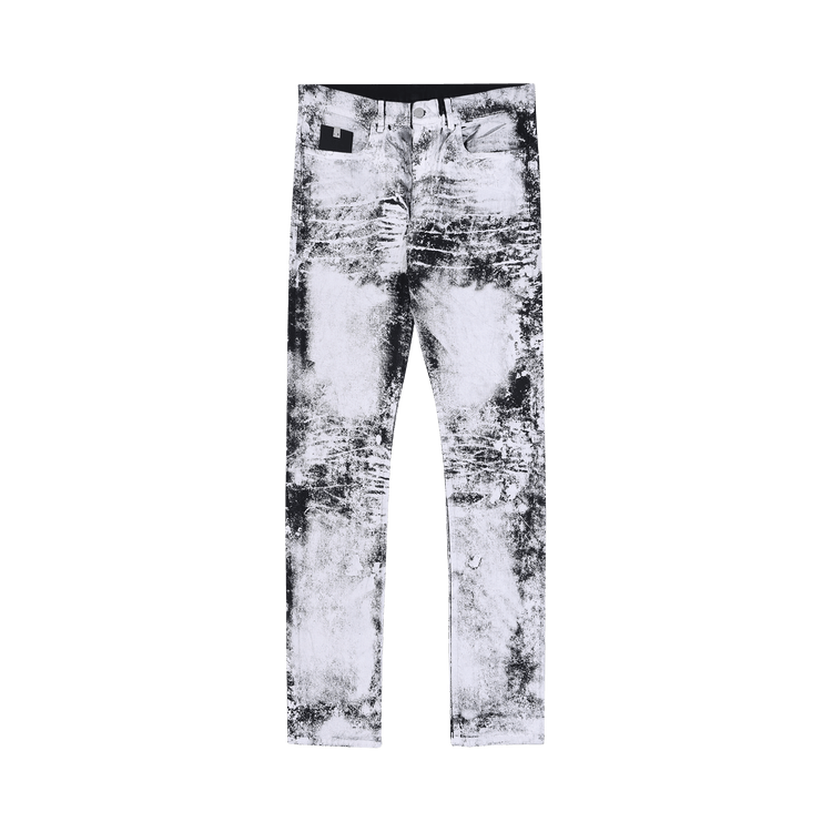 1017 ALYX 9SM 5 Pocket Treated Skinny Jean "Black/White"