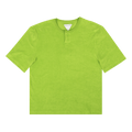 Bottega Veneta Terry Henly Short-Sleeve T-Shirt "Lime Green"