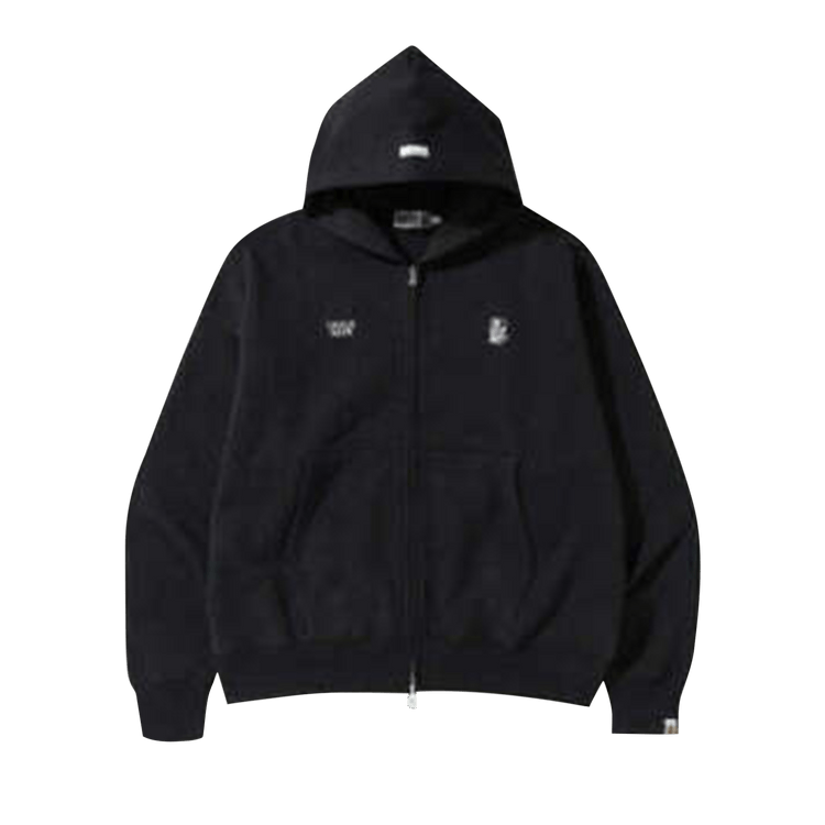 BAPE Color Camo Quadrangle Relaxed Fit Full Zip Hoodie "Black"