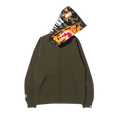 BAPE Tiger Full Zip Hoodie "Olive Drab"