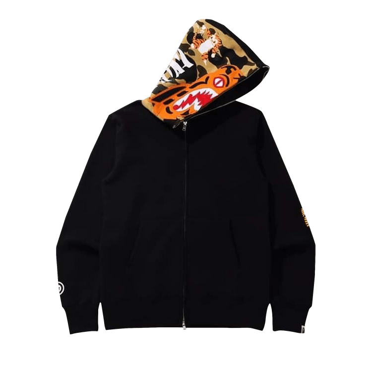 BAPE Tiger Full Zip Hoodie "Black"