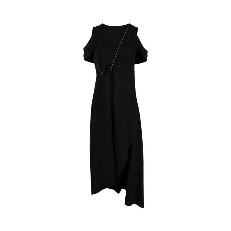 Kiko Kostadinov Suspension Drape Dress "Onyx Black"