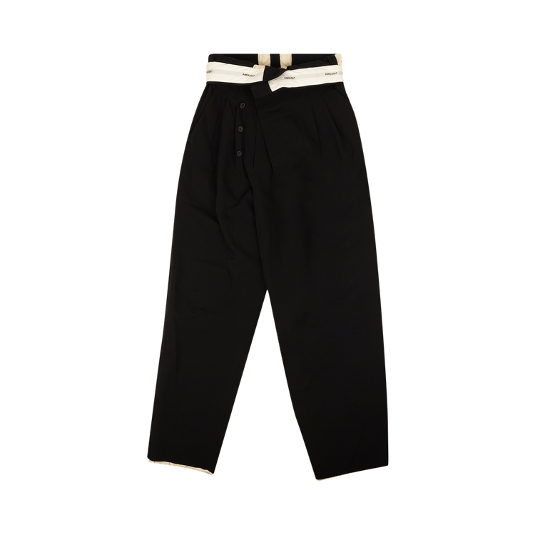 Ambush Folded Waist Pants "Black"