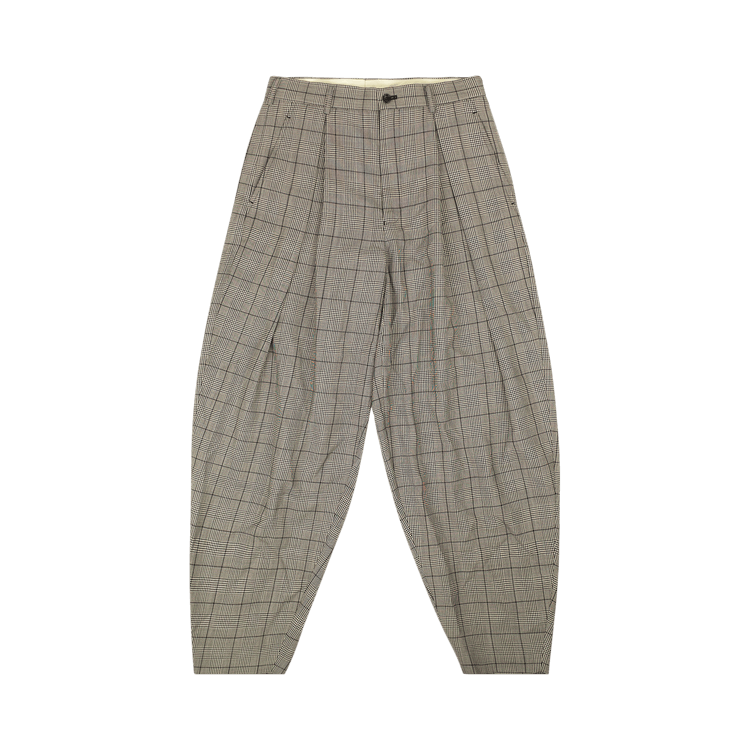 Comme des Garçons Checked Balloon Shape Pants "Black/White"