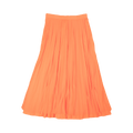 Junya Watanabe Polyester Pleated Skirt "Orange"