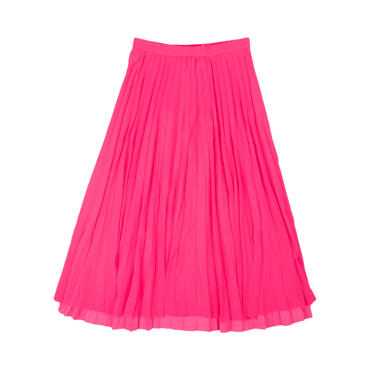 Junya Watanabe Polyester Pleated Skirt "Pink"