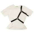 Junya Watanabe Strap Short-Sleeve T-Shirt "White"