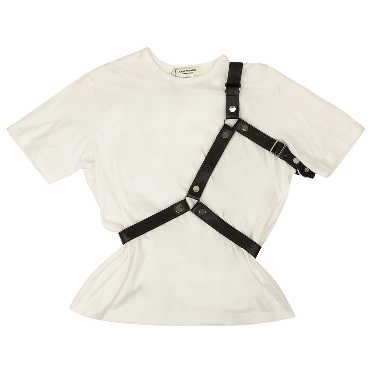 Junya Watanabe Strap Short-Sleeve T-Shirt "White"