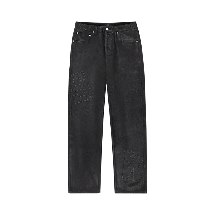 Saintwoods Coated Denim "Black"