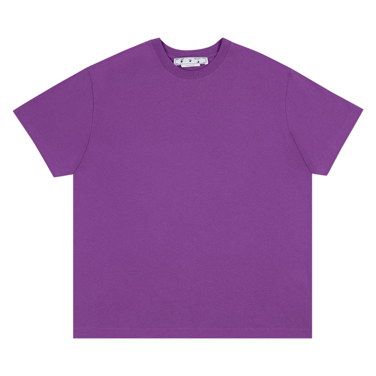 Off-White Diag Tab Over Short-Sleeve Tee "Orchid"