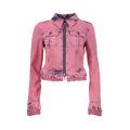 Diesel Slim Denim Zip Jacket "Rose"