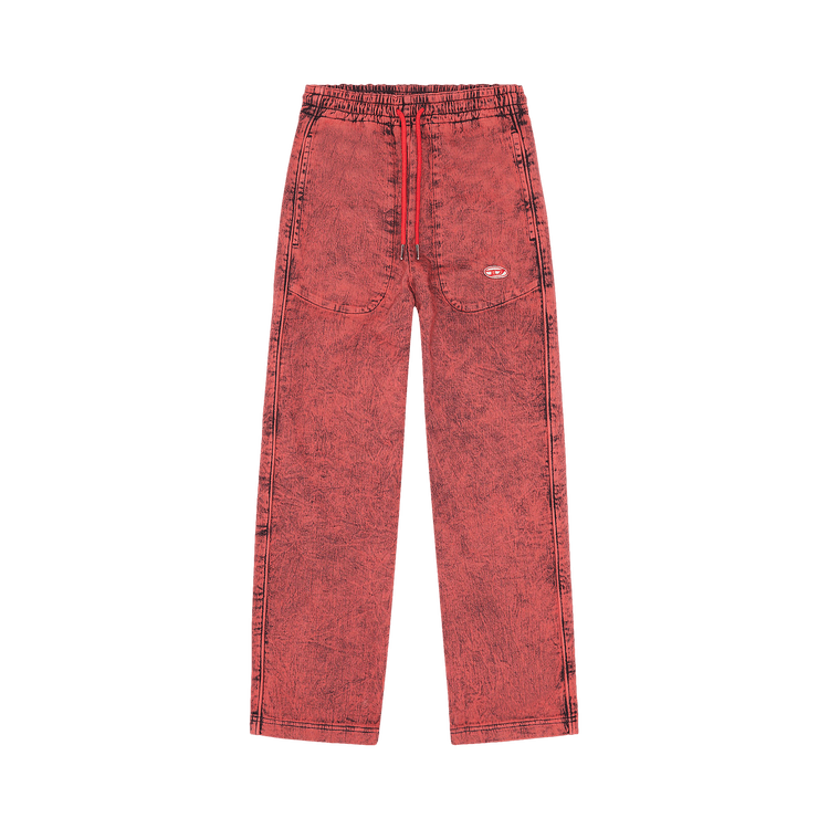 Diesel D-Martians NE FS Sweat Jeans "Red"