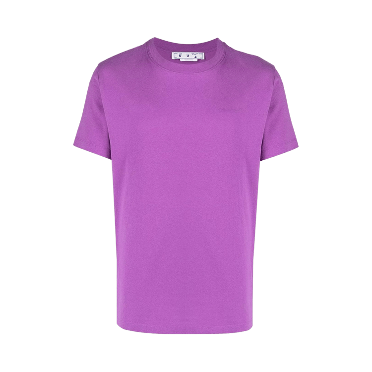 Off-White Diag Tab Slim Short-Sleeve Tee "Orchid"