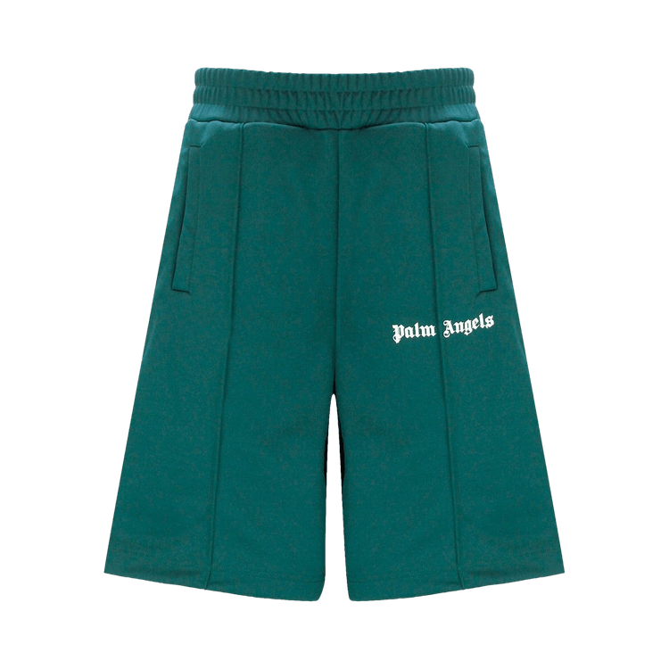 Palm Angels Classic Track Shorts "Green/White"