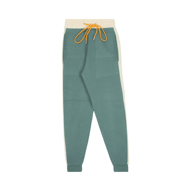 Rhude RB Knit Track Pant "Ivory/Sage"