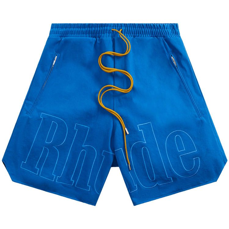 Rhude Tonal Logo Short "Electric Blue"