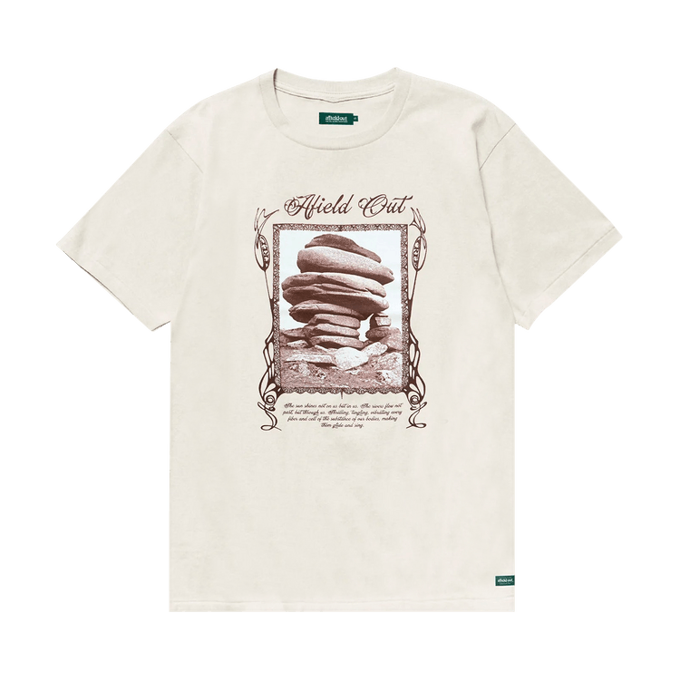 Afield Out Pebble Short-Sleeve Tee "Bone"