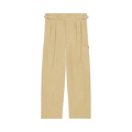 Kenzo Logo Patch Straight Leg Pants "Beige"