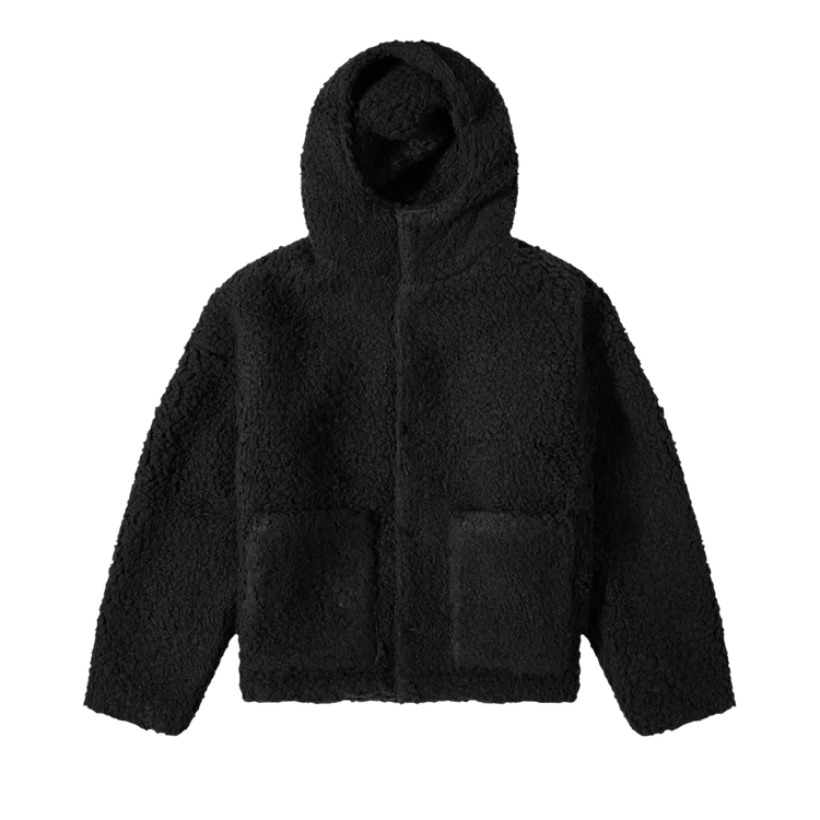 1017 ALYX 9SM Sherpa Fleece Hooded Jacket "Black"