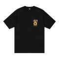 Stussy Flower Grid Pigment Dyed Tee "Black"