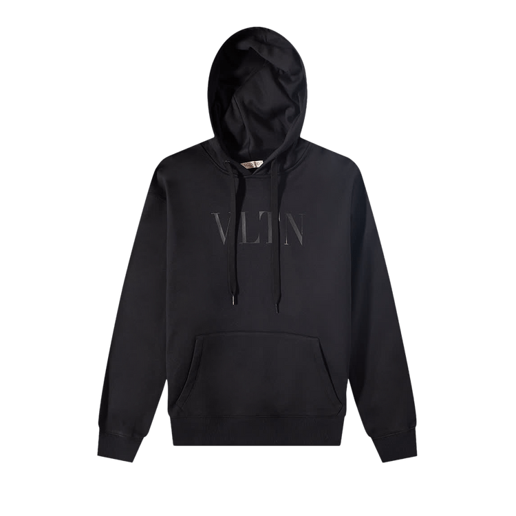 Valentino Vltn Logo Printed Drawstring Hoodie "Mauve/Multicolor"