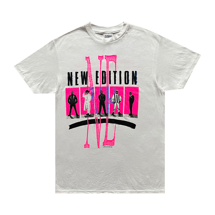 Vintage 1988 New Edition Concert Tee "White"