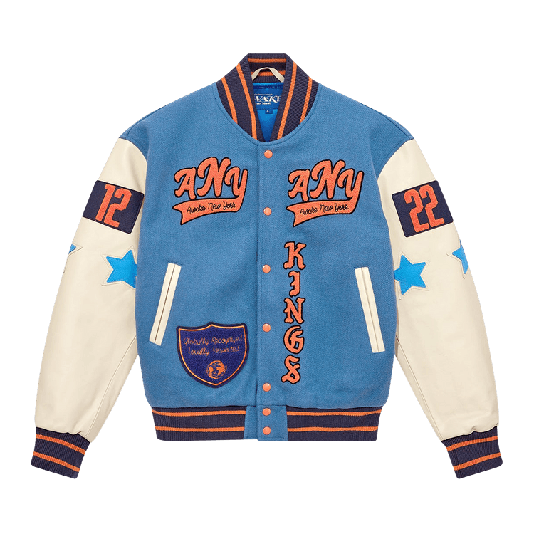 Awake NY Corazon Varsity Jacket "Blue"