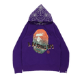 BAPE Halloween Ape Head Glow In The Dark Pullover Hoodie "Purple"
